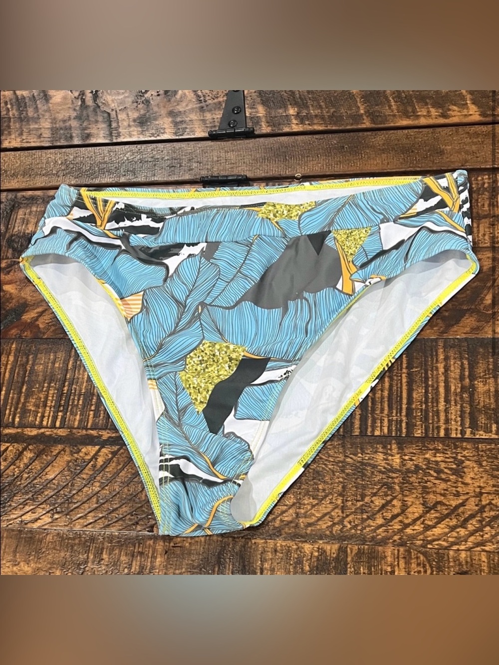 Tropical Print Bikini Bottom